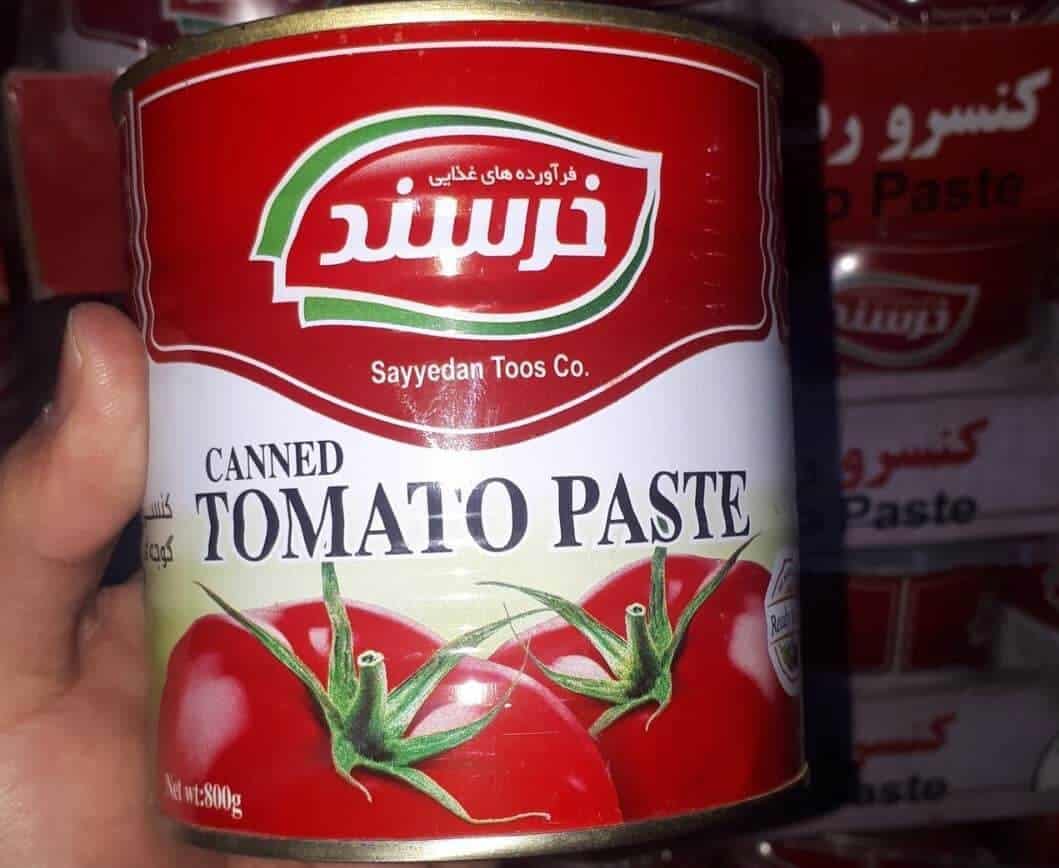 تصویر 5 از قیمت رب گوجه خرسند با کیفیت ارزان + خرید عمده